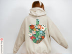 Hanukkah Dreidel Tshirt Hoodie Sweater unisex Flowers Art sweatshirt woman jewish gift Israel Jewish Shirt Chanukah Hooded Holiday Dreidels