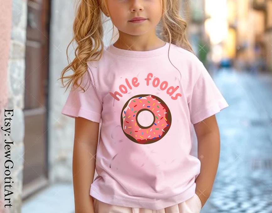 Donut Shirt hole foods Sweatshirt unisex Pink Donut Shirt woman man shirt gift, Israel Art Jewish Shirt Hanukkah Israeli Artist Holiday