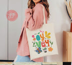 OY VEY Canvas Bag, Tote bag, Gift idea, cotton canvas bag, Aesthetic tote bag, Aesthetic, Gift for her, Art tote bag, Art, Shabbat, Jewish