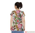 7 Species of Israel T-Shirt or Sweatshirt Am Yisrael Chai Graphic AOP Jewish Holiday Gift Israeli Artist Design Fruit Shirt Jewish Holiday