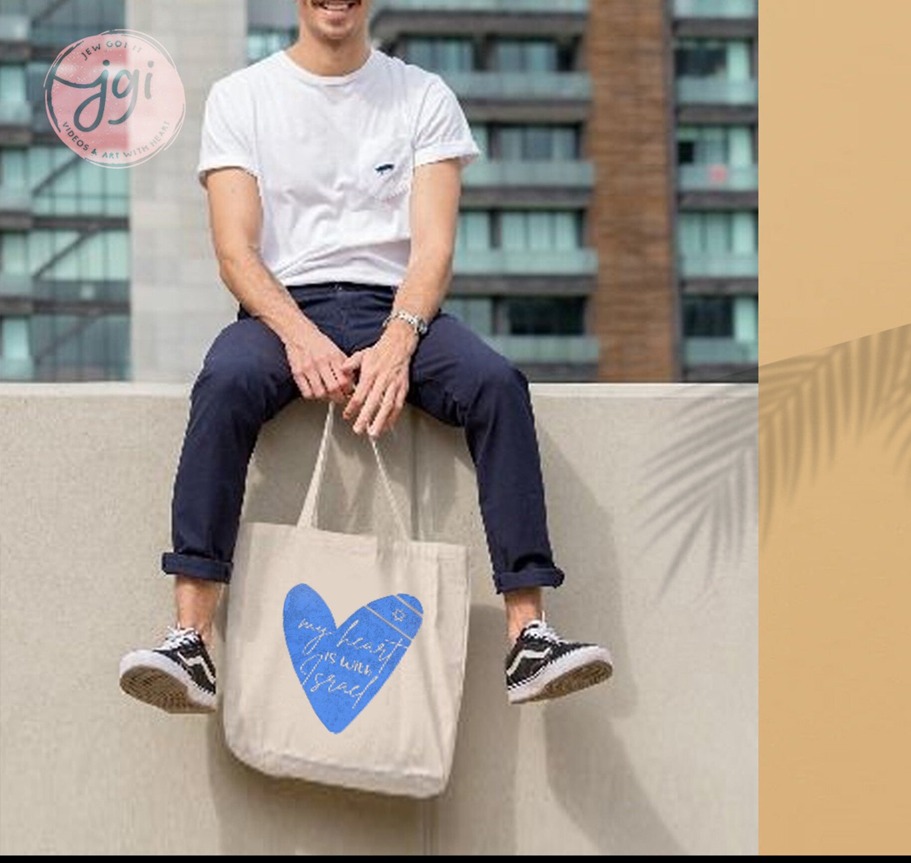 I stand with Israel Tote bag, canvas bag, Israel, bag, cotton bag, jewish gift, text, everyday bag, shopping bag, jewish gift, Hanukkah gift