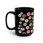 Donut Mug 11oz 15oz Am Yisrael Chai Hanukkah gifts jewish art coffee Ceramic Israel jewish food art dessert Israeli Artist Israel Art