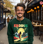 Exodus Passover T-Shirt Reggae Sweatshirt Movement of Ya People Rastafarian Shirt Spiritual Gift Biblical Shirt African Heritage Apparel Art
