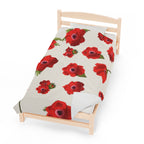 Israel Kalanit Flower Blanket Velveteen throw blankets 30x40 50x60 60x80 Art Jewish Holiday Purim Red Gifts gift flowers Israeli Artist