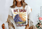 Mt. Sinai TShirt Shavuot Am Yisrael Chai shirt graphic shirt israel art jewish gift Proud Jew Israeli Artist Jewish Holiday Gift Idea