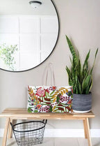 7 Species of Israel Weekender Bag Israel Art Jewish Gift Hanukkah Am Yisrael Chai Fruit bag Bag Women Weekender Tote Bag Rope Handle Tote