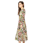 7 Species of Israel Print Dress: Rosh Hashanah Jewish Holiday Outfit