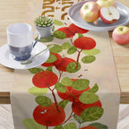Personalized Shana tova Apple & Bees Table Runner Honey Jewish gifts holiday Israel Rosh Hashanah jewish gift Israel dinner table custom