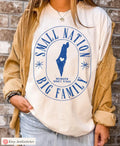 Israel Nation Shirt Small Nation Big Family gifts Adult Tshirt Onesie jewish gift rosh hashana toddler Israeli Artist Jewish Am Yisrael Chai