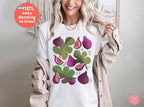 Figs of Israel Shirt Unisex, Jewish tshirt, Hebrew shirt, woman shirt, t-shirt women trendy, Vintage Cotton, hanukkah Graphic Tee fig leaves