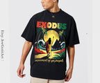Exodus Passover Hoodie Sweatshirt Reggae Movement of Ya People Rastafarian Shirt Spiritual Gift Biblical Shirt African Heritage Apparel Art