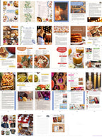 Digital Hanukkah Cookbook Download Recipes blessings Spiritual Preparation, Ebook Chanukah Printable Jewish Holiday Menorah Dreidel Jokes