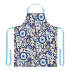 Hamsa Hand Apron Kitchen towel Evil Eye Protection Unique Israeli Art for Modern Home Chefs Israel Art Israeli Artist Jewish Gift Hanukkah