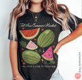 Watermelon Shirt Tel Aviv Market Am Yisrael Chai graphic tees tshirt jewish gift Israeli Artist Hashana Jewish Art Holiday Gifts Shana Tova