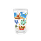 Passover Pint Glass 16oz Kids Gift Adult Jewish Holiday Drinkware Seder Table Decor Pesach Beer Mug Matzah Judaica Kitchen Gift Israel Art