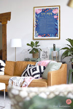 Eshet Chayil Blessing Wall Art Poster Hebrew, Jewish Art Israel Art Israeli Artist gift Hand drawn art prints gifts Religious Jew Wife Gift