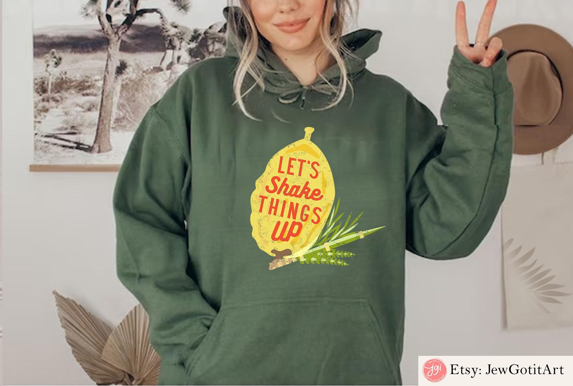 Etrog Sukkot Shirt Unisex Lulav Rosh Hashanah Israeli Artist tshirt Sweatshirt Sukkah Feast of Tabernacle Decoration gift kid Jewish Holiday