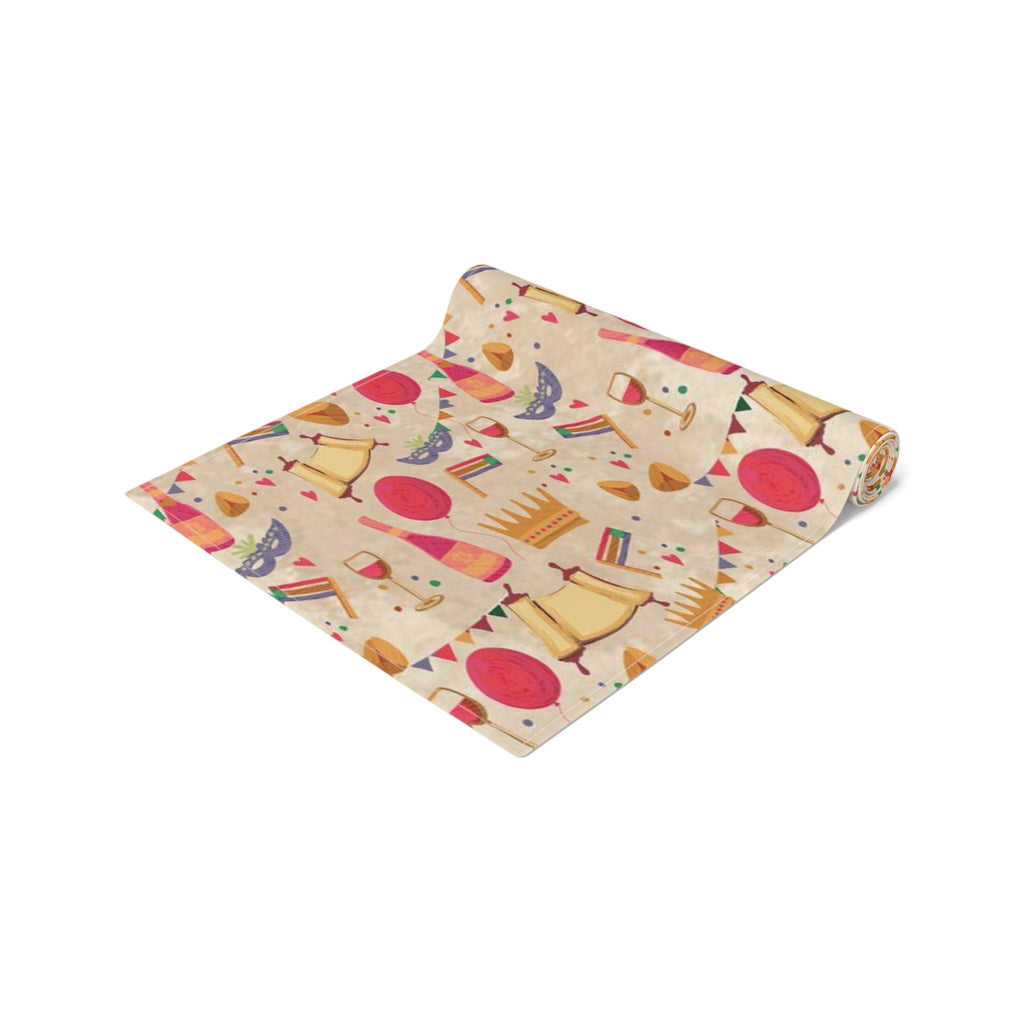 Personalized Purim Table Runner Decoration Jewish gifts Israel Mishloach Manot gift Holiday Israeli Artist Decor Art customized Costume