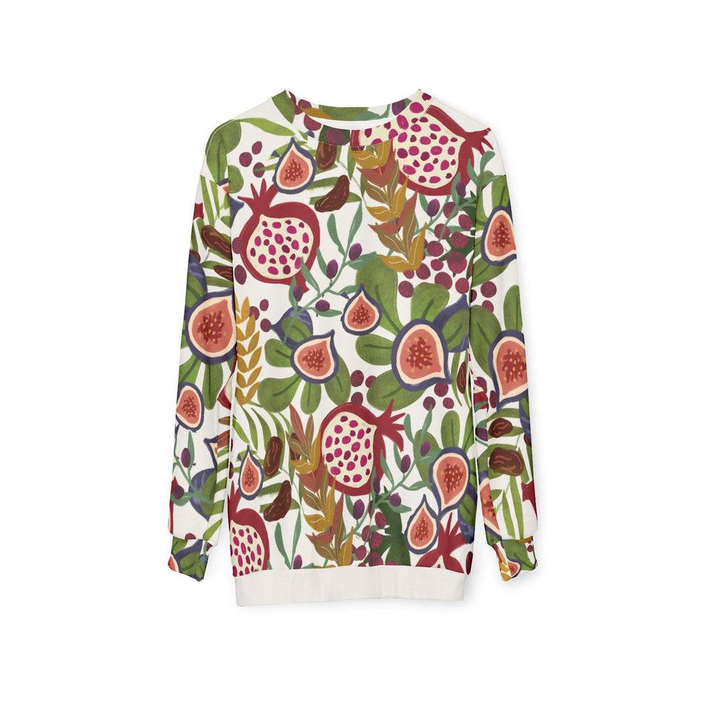 7 Species of Israel T-Shirt or Sweatshirt Am Yisrael Chai Graphic AOP Jewish Holiday Gift Israeli Artist Design Fruit Shirt Jewish Holiday