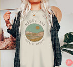 Negev Israel Desert Shirt Unisex Heavy Cotton Tee Tshirt Stand with Israel Art Jewish shirt Am Yisrael Chai Drawing Graphic Tee Vintage gift