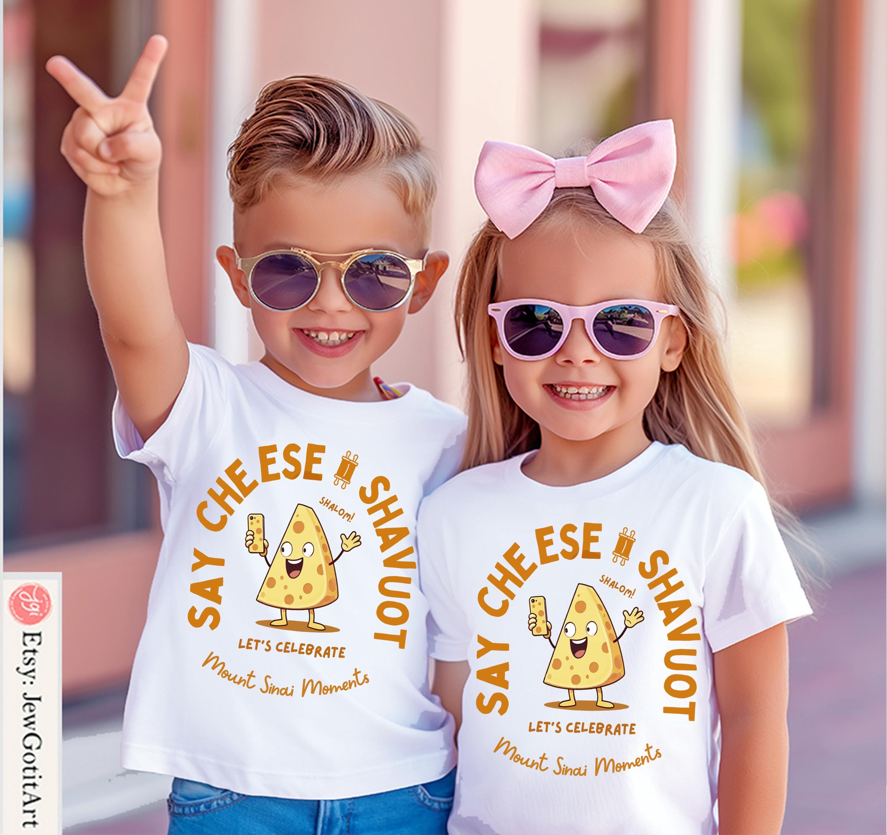 Shavuot Shirt Say Cheese T-Shirt Sweatshirt Funny Jewish Holiday Tee Dairy Lover Gift Torah Shavuos Apparel Am Yisrael Chai Iphone art