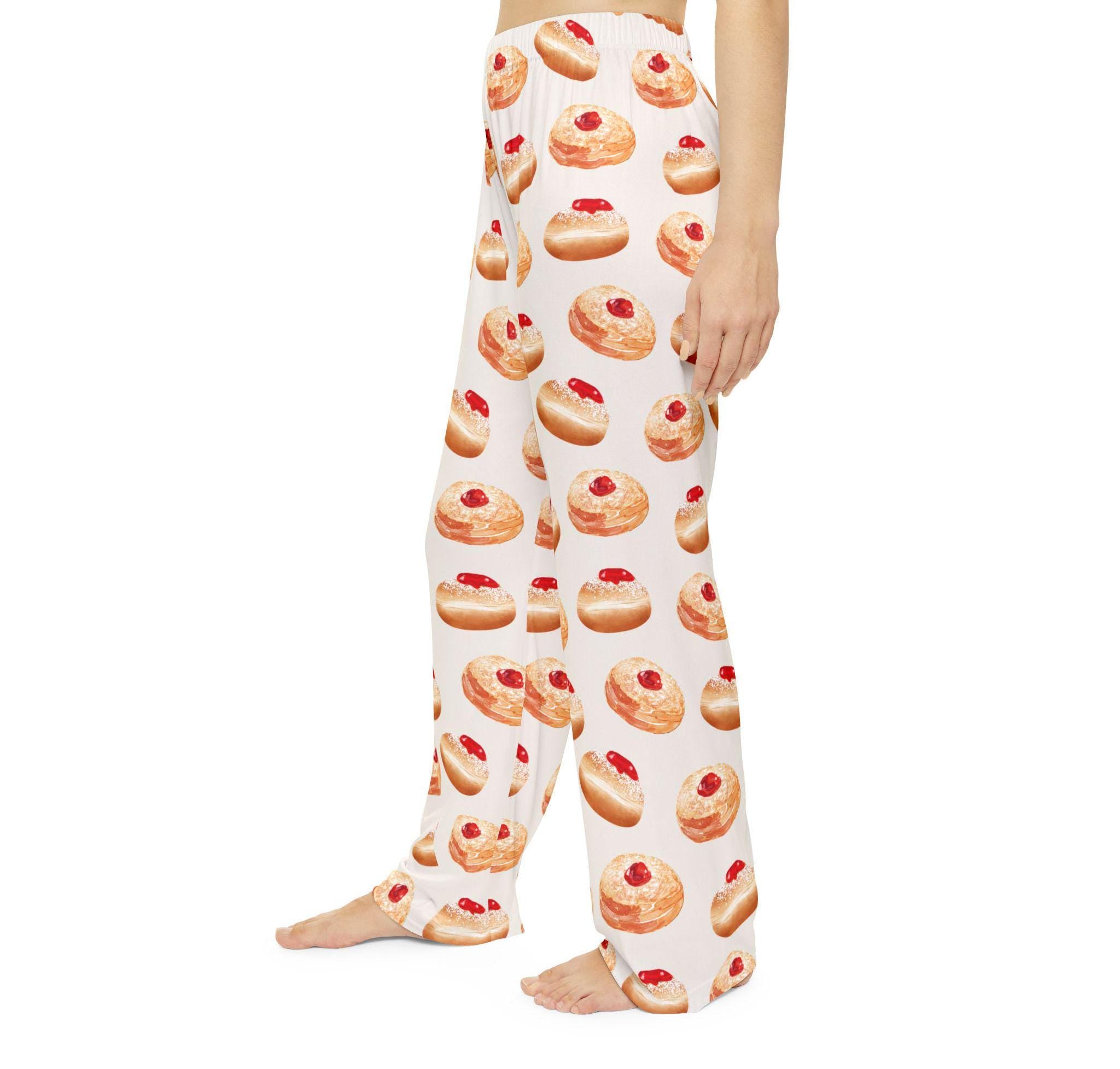 Hanukkah Donut Baby Onesie Pajamas Family Matching Jelly Donut Shirt for Women Men Babies Jewish Gift Chanukah Holiday Onesie Donut Shirt