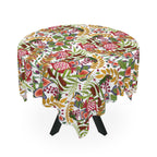 7 Species of Israel Tablecloth, table cloth square, Fruit art Home decor, Shabbat shalom Israel art, small table cloth Pomegranate gifts