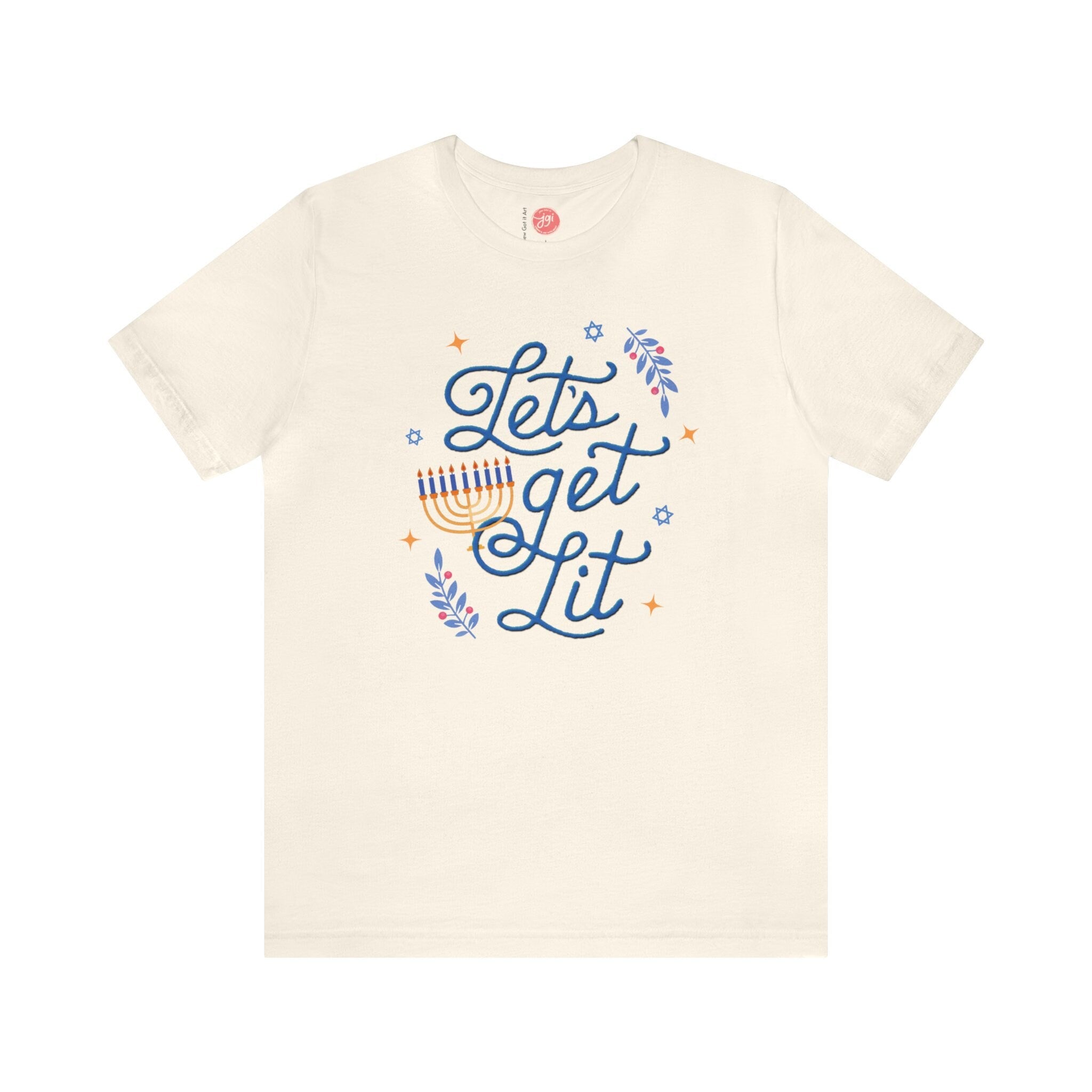 Lets Get Lit Hanukkah Shirt Soft cotton Unisex Jersey Graphic shirt, Israel, jewish gift, Hanukkah Shirt  Chanukah tshirt  חנוכה Women