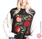 Israel Pomegranate Shirt Jewish TshirtHebrew shirt woman shirt, t-shirt women trendy, Vintage Cotton Rosh Hashanah 1 Unisex Tee fruit shirt