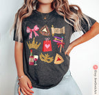 Purim T-Shirt Costume Shirt Artist Jewish Gift Israel Pride Apparel Sweatshirt Am Yisrael Chai Purim Costume Coquette Bows Hamantaschen