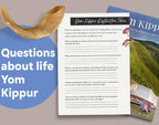 Yom Kippur Questions, Personal Spiritual Prep sheet, ebook, Download, shana tova, Printable, Digital, jewish holiday, gift, Jewish new year