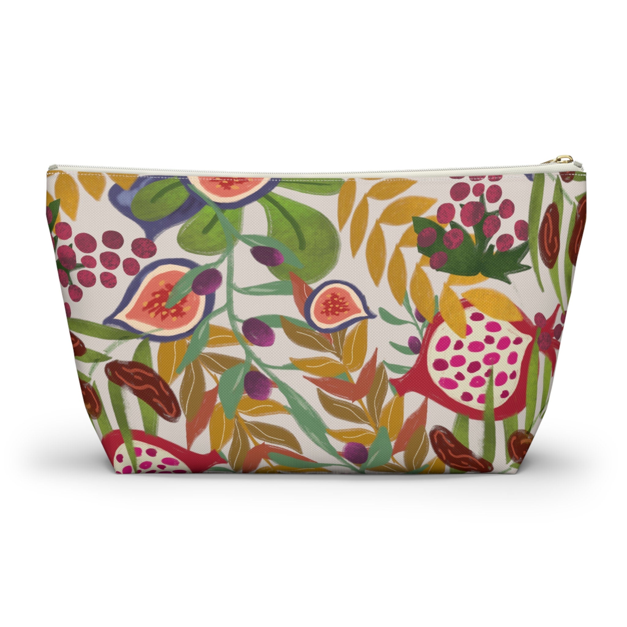 Purse 7 Species of Israel Accessory Pouch Pencil Cases Cosmetic travel bags zipper Pouches Art Stand with Purses Make up Bag Hanukkah gifts