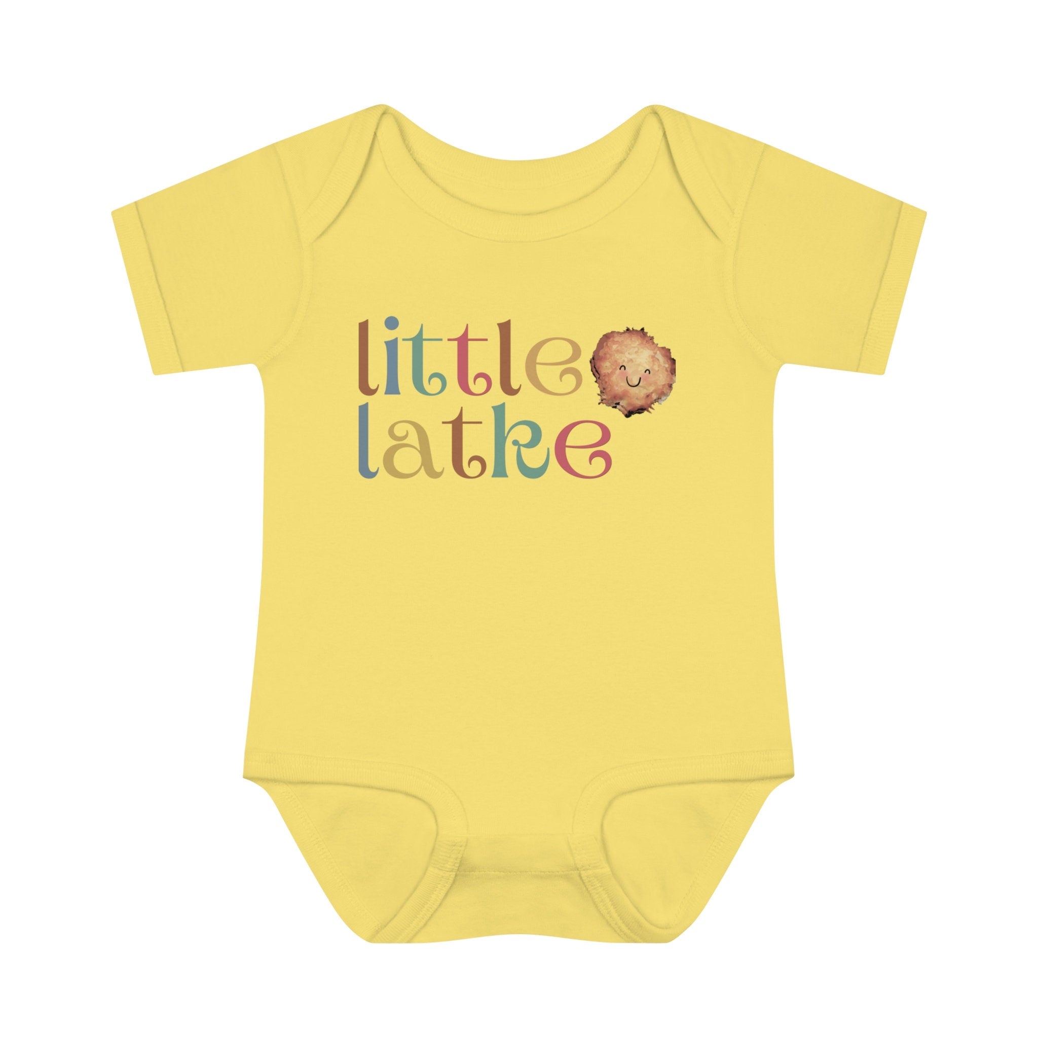 Hanukkah Baby Onesie , little latke, Infant Jersey Bodysuit, jewish gift, baby gift, chanukah, hanukah, jewish gift, toddler, one year old