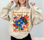 Flower shirt Jewish Mom Shirt Momshiach Tee Jewish T-Shirt for Women Bible Mom Gift Shabbat Shirt Hebrew Jewish Apparel Shirt Israel Shirt