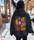 Fruits Israel Hoodie Sweatshirt Unisex Hanukkah Gifts, Am Yisrael Chai Jewish gift Israel art chanukah woman shirt kid Fruit Art Fruits