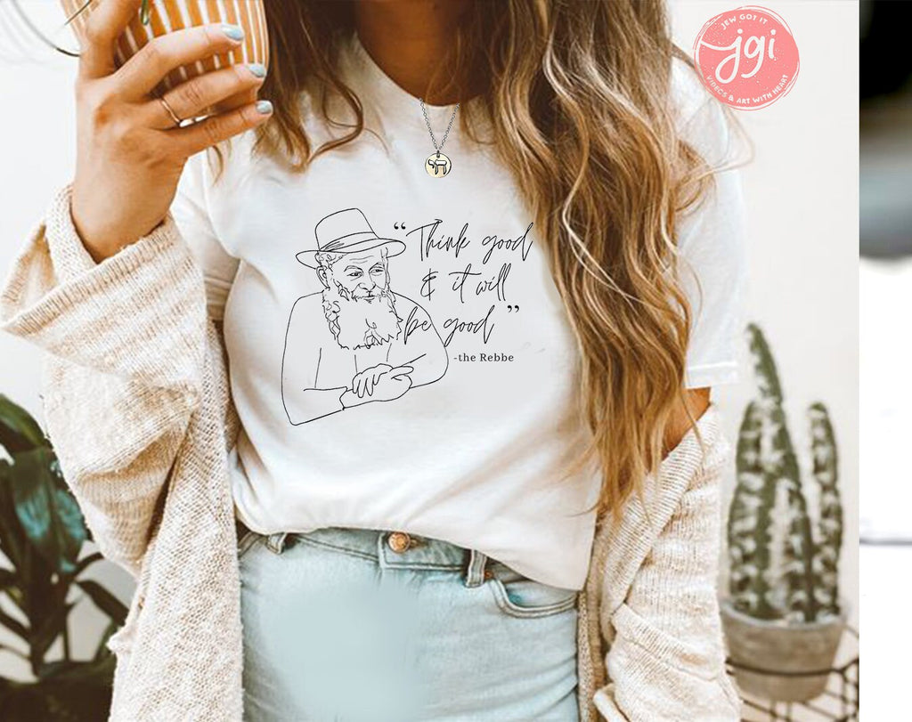 Rebbe Shirt, Jewish Quote, Chabad, Art, Tote bag, cotton tshirt, tee, hasid, graphic shirt, Aesthetic, Gift for her, the rebbe, Art, Jewish