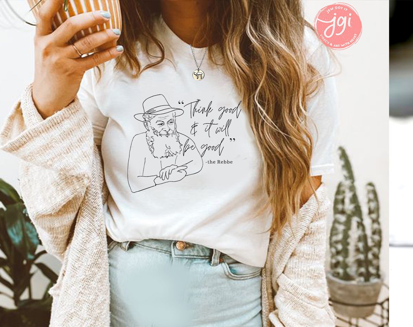 Rebbe Shirt, Jewish Quote, Chabad, Art, Tote bag, cotton tshirt, tee, hasid, graphic shirt, Aesthetic, Gift for her, the rebbe, Art, Jewish