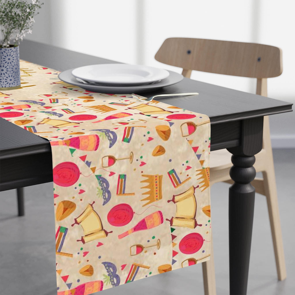 Personalized Purim Table Runner Decoration Jewish gifts Israel Mishloach Manot gift Holiday Israeli Artist Decor Art customized Costume