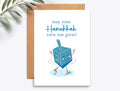 Dreidel Funny Holiday Cards Happy Hanukkah Card Dreidel, Chanukah Card Greeting Cards Holiday Card Set, Dreidel ice skater Hanukkah card set