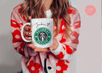 Custom Starbucks Shabbat Shalom Mug with Heart | good shabbos | Starbucks Mug Personalized | Custom Starbucks Mug | Jewish Gift, gift