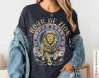 Rising Lion Shirt Israel Lion Am Yisrael Chai T-Shirt Nation Who Rises Like a Lion Jewish Pride Shirt Israel IDF Lion Zion Lion of Judah