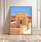 Holy Temple Jerusalem Wall Art Beit Hamikdash Holyland Am Yisrael Chai Jewish Gift Israeli Artist Gift Jewish Gifts Art Poster Israel Art