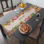 Personalized Rosh Hashanah Table Runner Jewish Art Israel Gift Rosh Hashana table Decoration Customized Holiday Decor Artist Jewish gifts