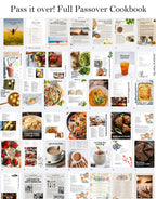 Passover Cookbook Digital Download Kosher for Pesach Recipes Jewish Holiday Blessings Passover Printable Food Jokes Kosher Recipes Pesach