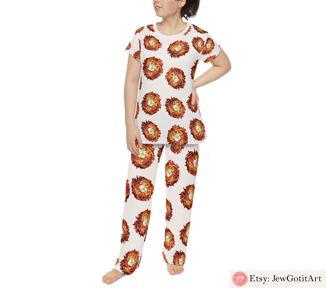 Hanukkah Latke Pajamas Kids Kids Family Matching Latkes Shirt Women Men Babies Jewish Gift for Chanukah Holiday Onesies Potato Pancake Shirt
