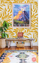 Mt. Sinai Art Print Wall Art Poster Print Israel Jewish gift Hand drawn Shavuot Holiday Art Am Yisrael Chai gifts Mount Sinai Israeli Artist