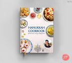 Hardcover Hanukkah Cookbook Recipe Book blessings Spiritual Preparation Chanukah Recipes Jewish Holiday Menorah Dreidel Jokes gifts Gift