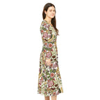 7 Species of Israel Print Dress: Rosh Hashanah Jewish Holiday Outfit