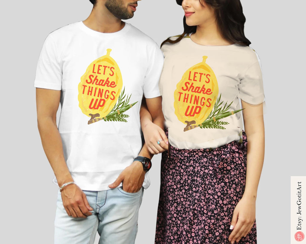 Etrog Sukkot Shirt Unisex Lulav Rosh Hashanah Israeli Artist tshirt Sweatshirt Sukkah Feast of Tabernacle Decoration gift kid Jewish Holiday