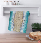 Splitting Sea Kitchen Towel Passover Pesach tea towel cotton towel design Kitchen decor decoration Jewish gift Israeli Am Yisrael Chai art